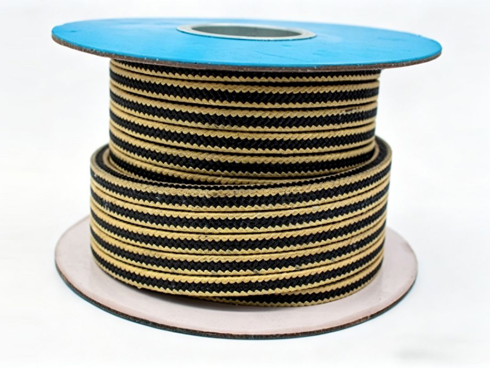 Aramid Corner-yarn Graphite PTFE Braided Packing