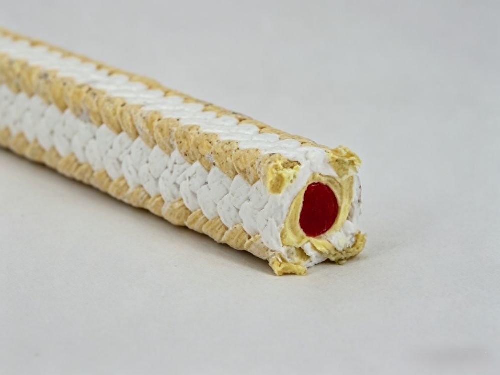Aramid Corner-yarn PTFE Packing with Silicone Core